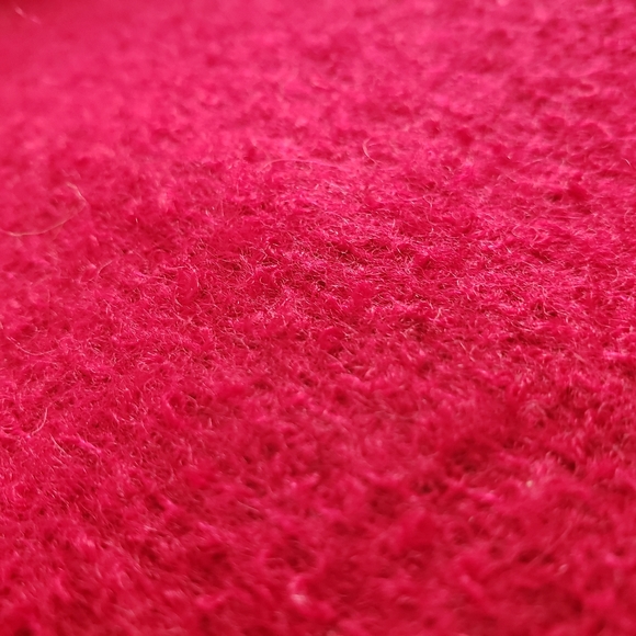 Vintage Claudia & Marc Wool Texture Blazer Red 12 Retro - Picture 6 of 13